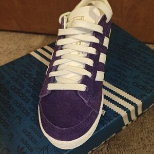 Adidas Purple Suede Sneakers